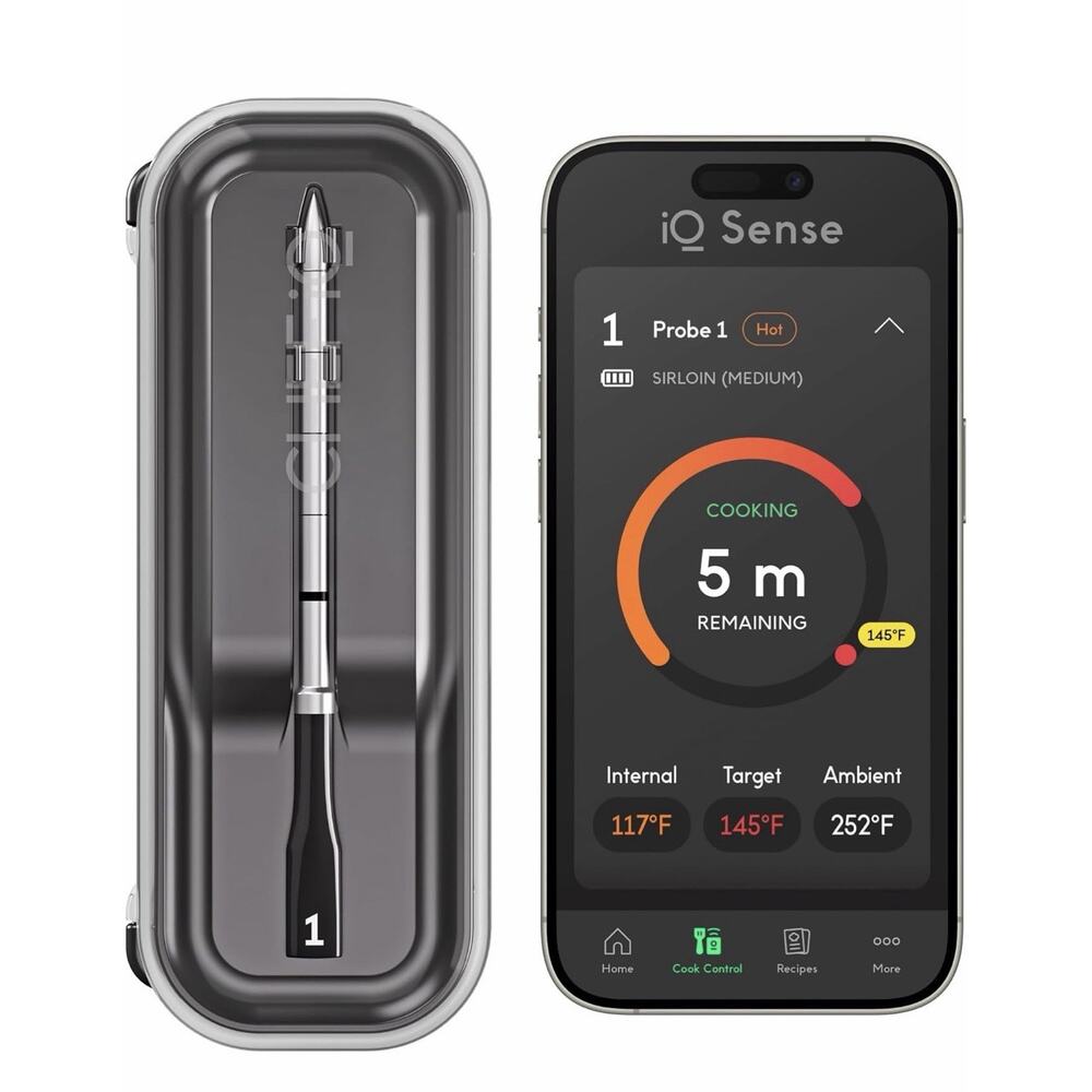 CHEF iQ Sense | Smart Wireless Meat Thermometer | Ultra-Thin Probe